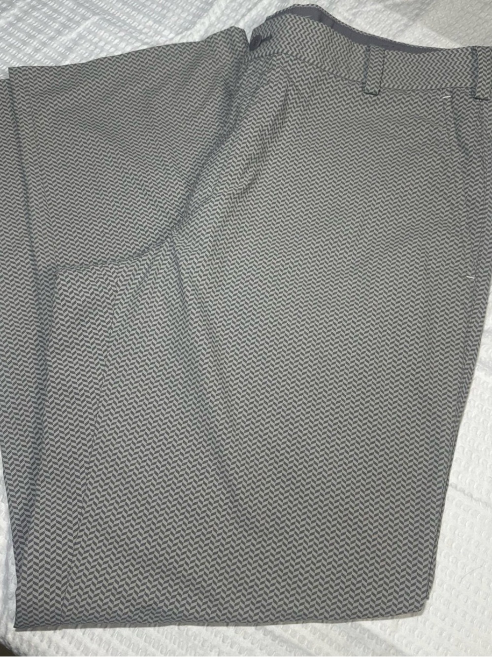 Nike GOLF Mens Gray Patterned Performance pants 36 x 32 27.5 inch inseam
